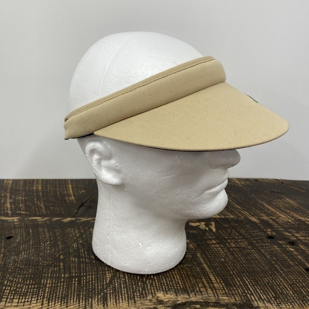 Texace Otter Creek Golf Course Women's Reversible Beige & Tartan Plaid Visor New - Picture 14 of 16